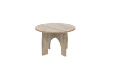 Keukenhof babytafel rond 60 cm grey craft oakTangara Groothandel voor de Kinderopvang Kinderdagverblijfinrichting